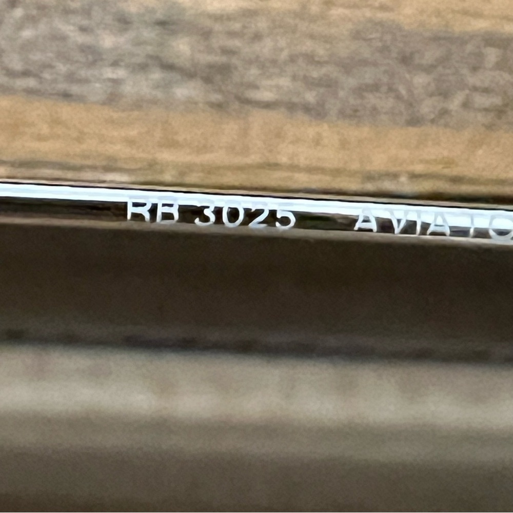 Ray-ban Authentic Aviators Silver Frames Reflective Lens RB 3025 Preppy Luxury - Picture 14 of 16